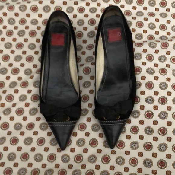 coach kitten heel pumps